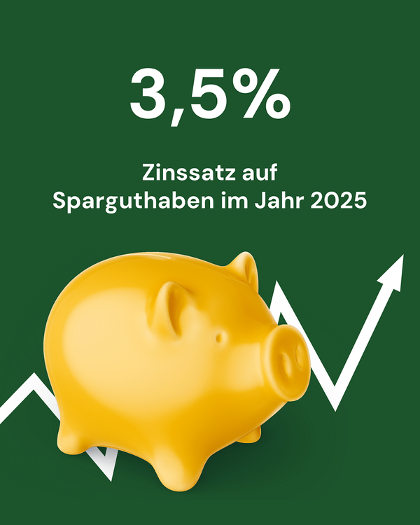 Newsbild für Auch 2025 attraktive Zinsen für Versicherte der pktg